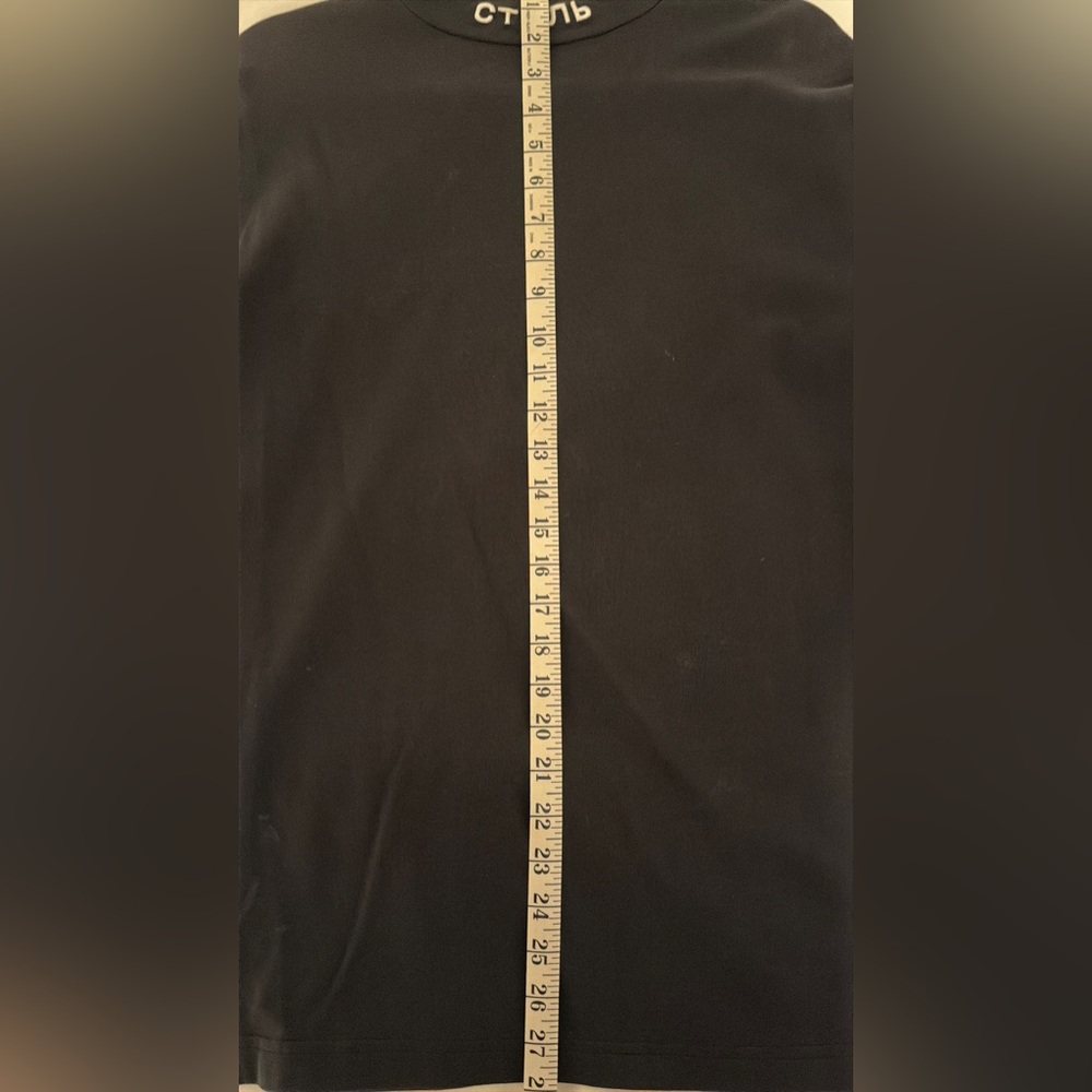 Heron Preston “Style” Black Long Sleeve Turtle Neck Tee - Picture 13 of 16